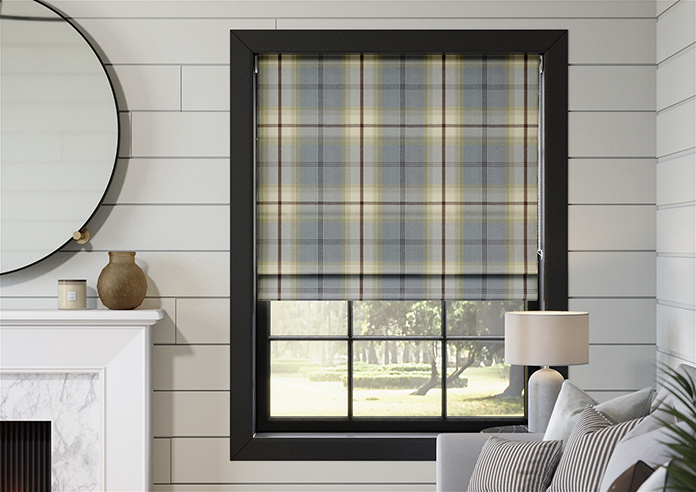 Highland, Duckegg - Twist&Fit Roman Blind - Image 3